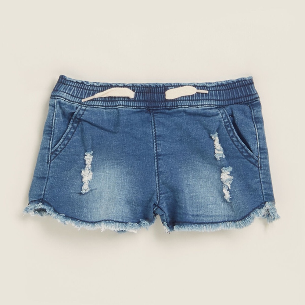 Hudson Jeans Kids Katie Knit Pull Up Shorts 18 months